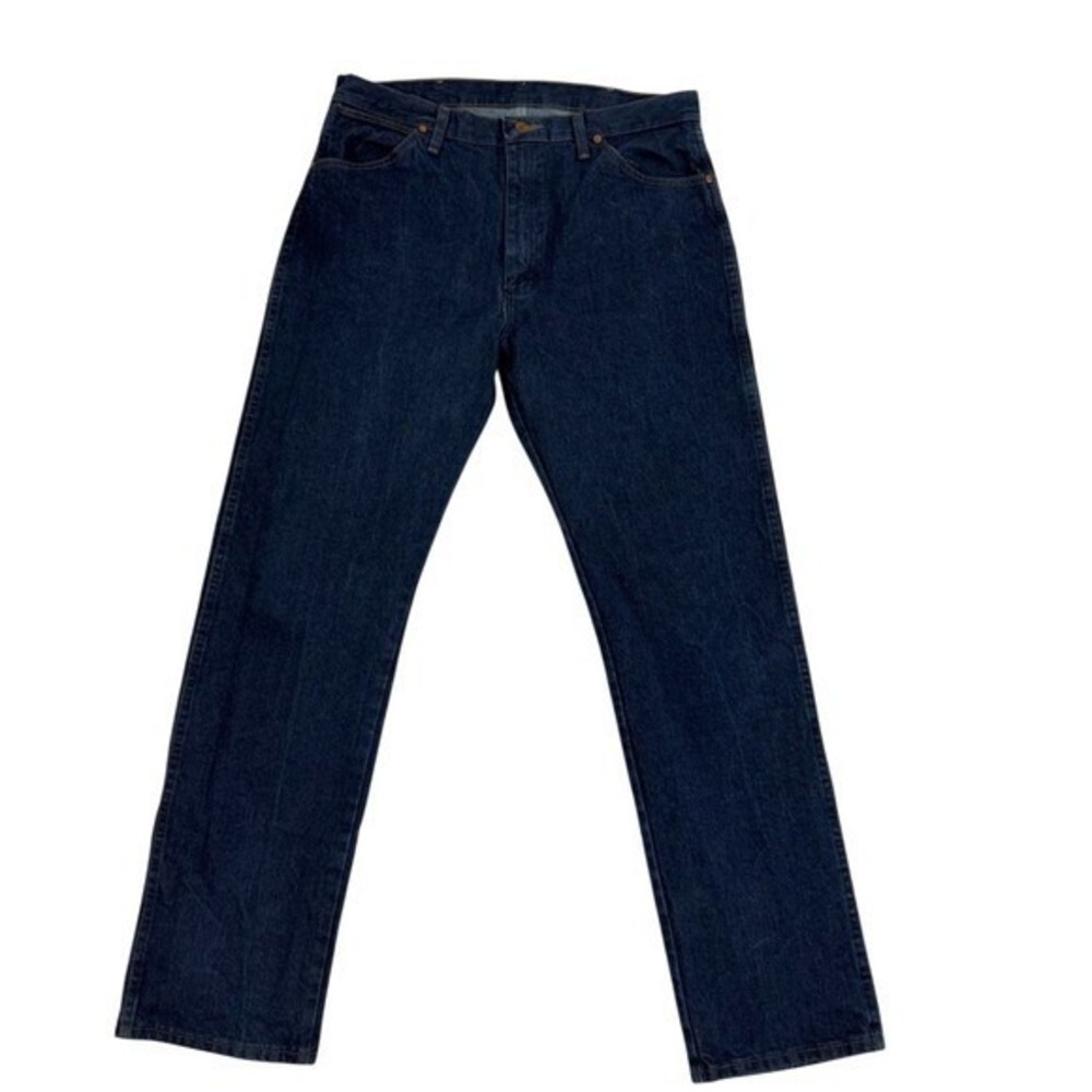 Wrangler Cowboy Cut Original Fit Men's 36x34 13MWZ Western Blue Denim Jeans
